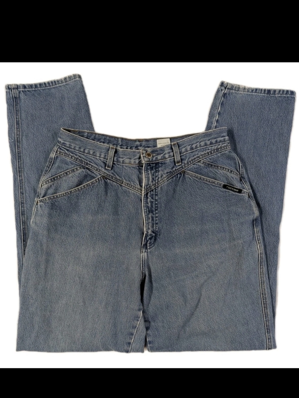 Vintage Rocky Mountain Jeans Womens 17/18 XL Long High Rise Bareback Western